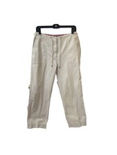 Lauren Ralph Lauren Carho Pants Size 8cream color women's 90s y2k Baggy...