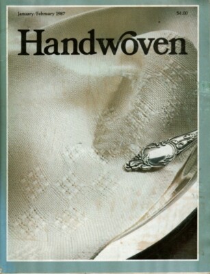 Handwoven Interweave Magazine Vol.8 No. 1 January February 1987 Weaving Loom
