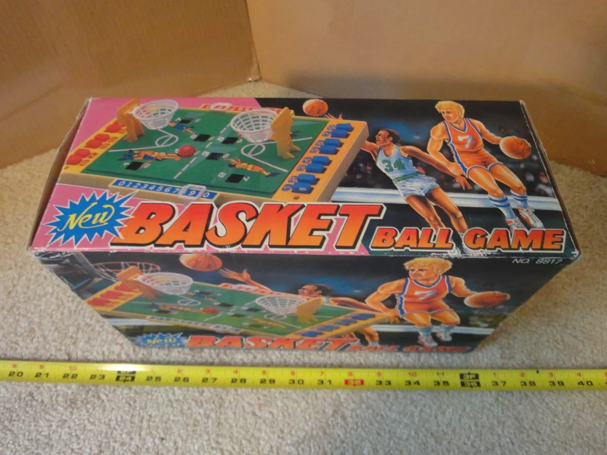 Vintage handheld, two player, miniature table top basketball game NO. 8817