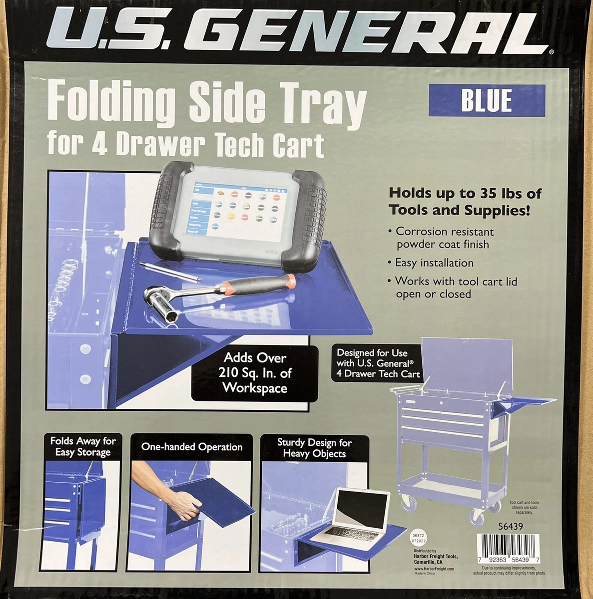 Harbor Freight Tools Introduces New U.S. General Tool Cart