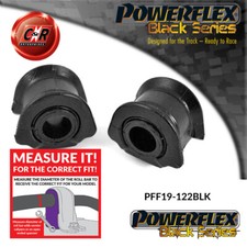 Powerflex Black Vorne Überrollbügel Mnt Buchsen 22mm Für Ford Escort XR3i