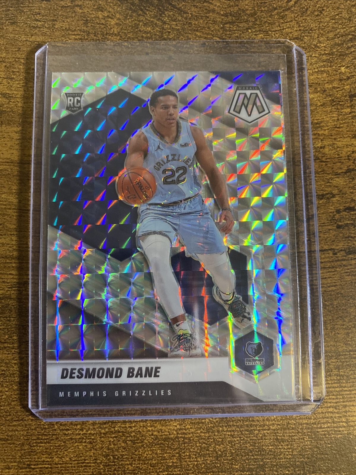 2020-21 Panini Mosaic Rookie Silver Prizm Desmond Bane #211 Rookie RC