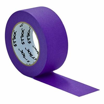 2'' inch x 60yd STIKK Purple Painters Tape 14 Day Easy Removal Trim Edge Finish