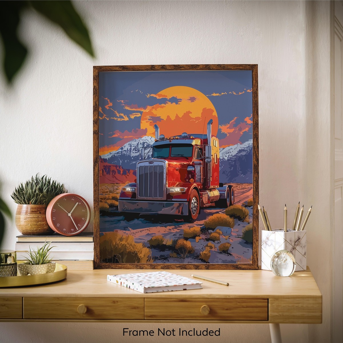 TRUCK FURNITURE ポスター 額装 TRUCK FURNITURE アートポスター フレーム ② TRUCK WORKS POSTER