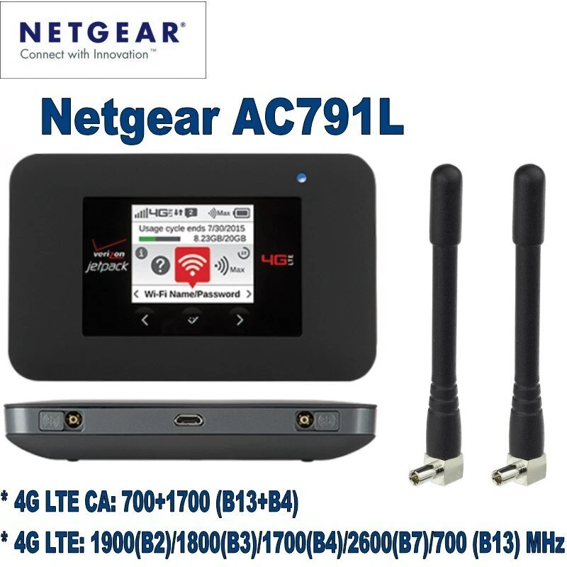 NETGEAR AC791L 4G Wifi Portable Pocket Router LTE Mobile Hotspot Modem Router - Image 2 of 4