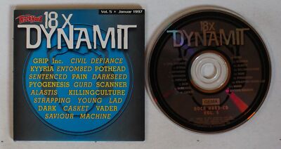 Dynamit Vol.5 GER Adv Cardcover CD 1997 Grip Inc. Saviour Machine Pain Casket