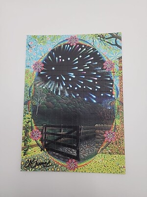 Ciaran Shaman ''Leonid Panspermia '' signed blotter art print Psychedelic Art
