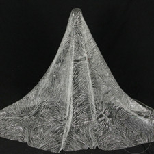 Mesh Sequins Lace Fabric Shiny for Wedding Evening Dress Sew Curtain Tulle Trims
