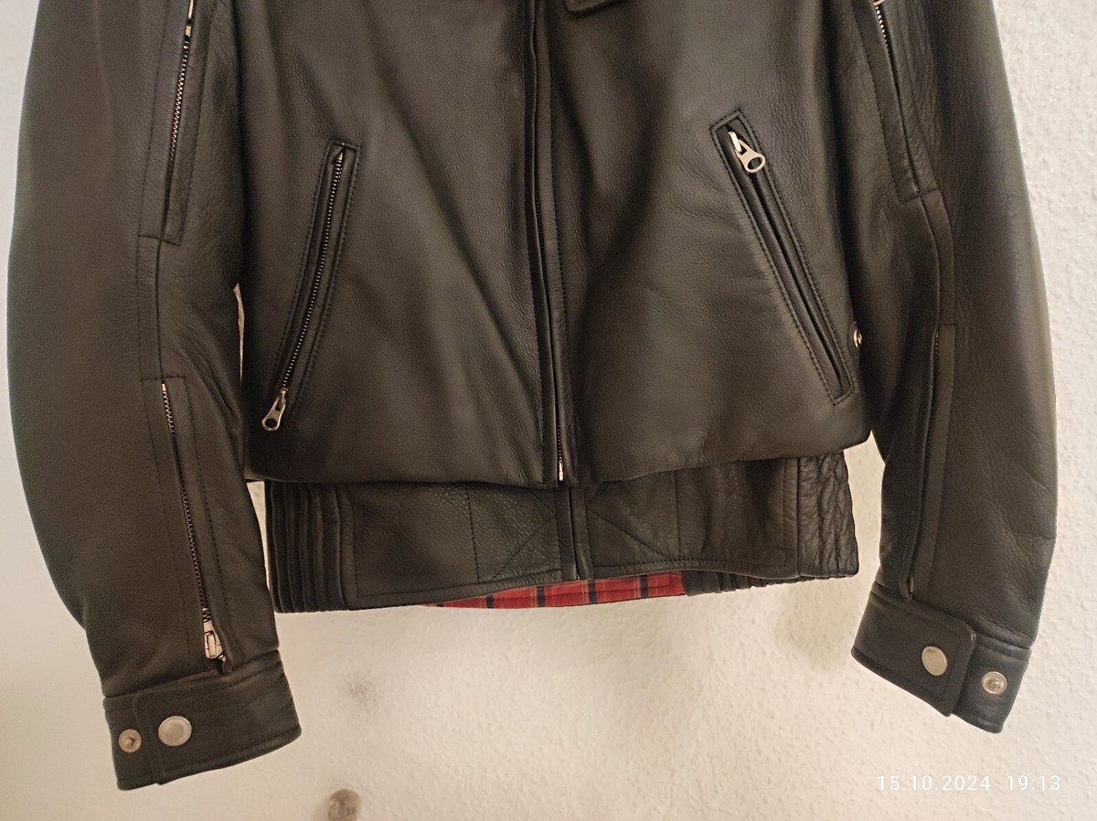 BMW Canyon Classic Lederjacke Cruiser Motorradjacke 36 S schwarz