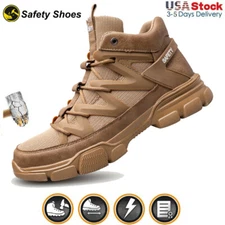 Mens light weight Work Boots Safety Shoes Indestructible Composite Toe Sneakers