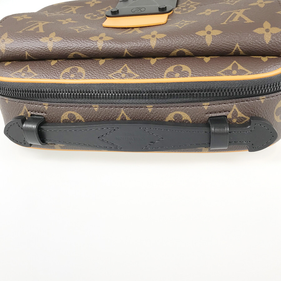 LOUIS VUITTON Monogram Macassar S Lock Messenger M46688 Shoulder  