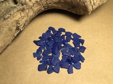 Genuine Atlantic Ocean Sea Glass 50 Blue Pieces 72 HTF