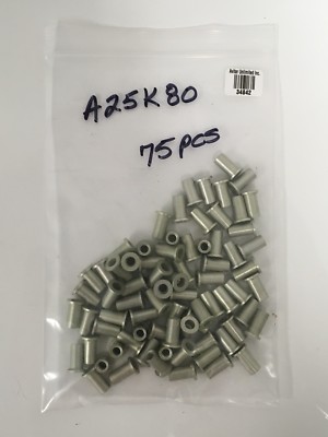 75 NEW Bollhoff A25K80 Rivnut-Flat Key 1/4-20 Aluminum