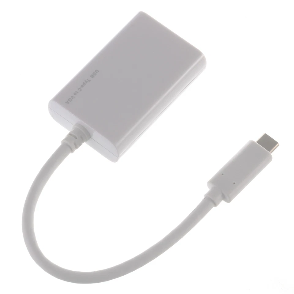 USB3.1 Type C USB-C to VGA Female Adapter Cable for 12"Macbook Monitor Projector - Image 3 of 4