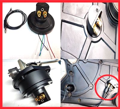 Cable RCA Blindado De Reemplazo Para Giradiscos Technics SL-1200 / SL-1210 - 145 Cm, Hecho En Italia