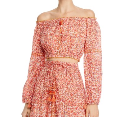 Poupette St. Barth Rachel Top, Size M $220