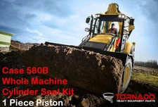 Fits Case 580B Loader/Backhoe (1 Pc Piston) Whole Machine Seal Kit