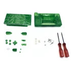 New For Nintendo DS Lite Full Replacement Housings Shell Lens Cover Clear GREEN