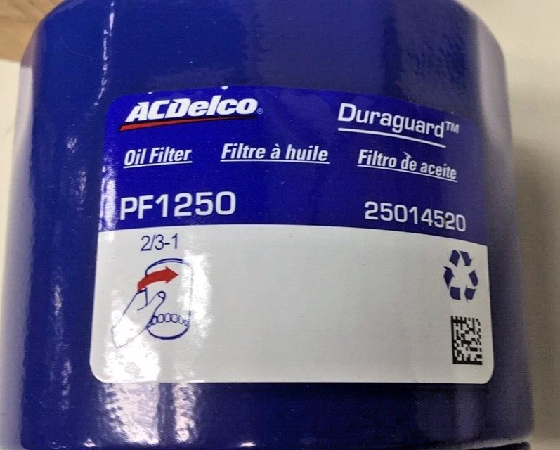 Filtro de aceite de motor ACDelco PF1250 25014520 (paquete de 10) Foto 4 de 4
