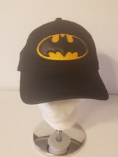 Batman Youth Embroidered Adjustable SnapBack Baseball Hat Cap Black DC COMICS