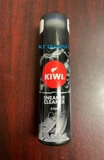 KIWI Sneaker Shoe Leather CLEANER Revitalize Renew with ACTIVE FOAM 75m Spray
