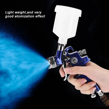 Mini Pneumatic Spray Gun H-2000A 125ml 0.8 1.0mm Car Paint Repair Tool