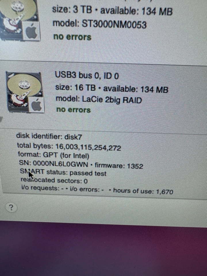 LaCie 2big RAID 16TB Professional Desktop Storage. USB C. 1670 Hrs - Image 4 of 4