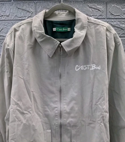New C'est Bon Work Jacket Light Grey Men's Size XXL image 2