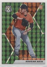 2021 Panini Mosaic Rookie Green Mosaic Prizm Keegan Akin #239 uk2
