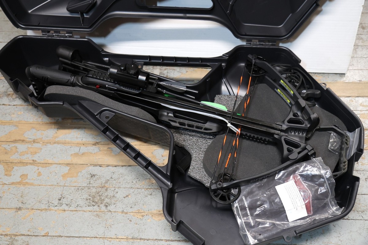 Barnett XP 350 Black Crossbow Package, 165lb Draw Weight + Plano