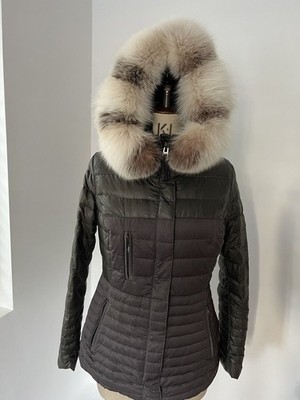 Georgio & Marco Real Fox Fur Italian Puffa Jacket