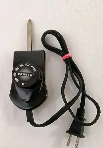 Presto Electric Griddle Heat Control Power Cord Model Number 0690005 12.5 Amps