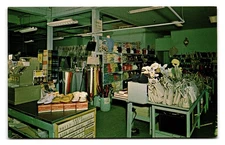 Vintage Factory & Discount Store Interior Postcard Brattleboro VT