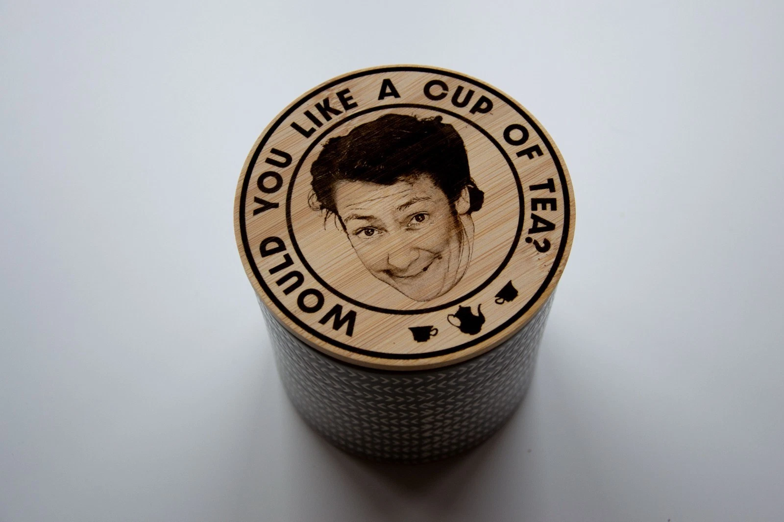 Mrs Doyle Ceramic Teabag Storage Jar - Father Ted inspired Kitchen Gift Mother's