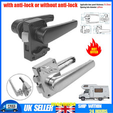 RV Toilet Door Lock Bathroom Door-Lock Caravan Boat Latch Handle Keyless Lock UK