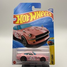 2025 Hot Wheels Datsun 240z Pink 62250 Hw Art Cars 410 Japanese Card Look 2025 Hot Wheels Datsun 240z Pink 62250 Hw Art Cars 410 Japanese Card Look