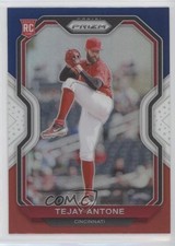 2021 Panini Prizm Tier III Red White & Blue Prizm Tejay Antone #207 0k8b