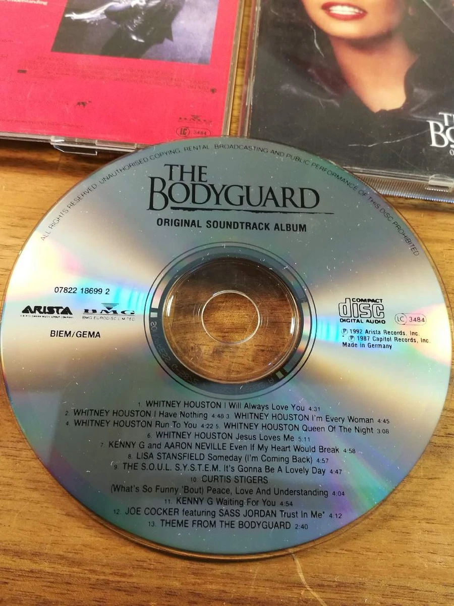 The Bodyguard Ost - Whitney Houston/Kevin Costner Cd Ottimo Garantito Camden