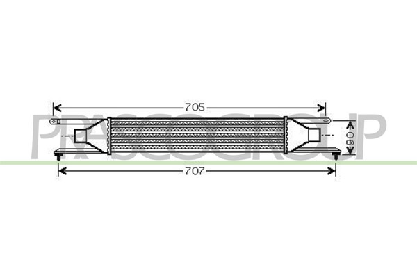 LadeluftküHler LuftgeküHlt Aluminium FüR Fiat Grande Punto 199_ 199 Evo-image