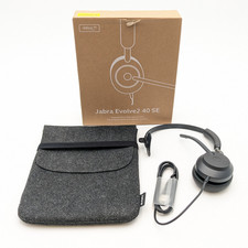 Jabra Evolve2 40 SE Mono Wired On-Ear Headset w/ Microphone HSC131 Black