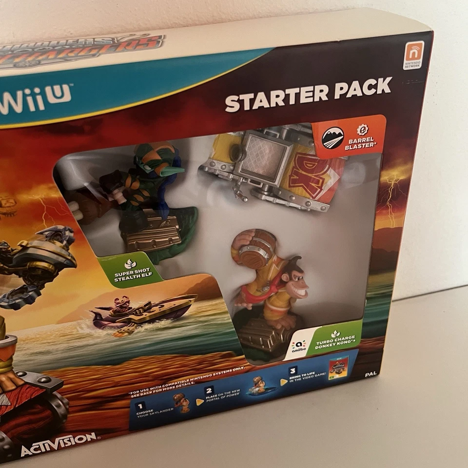 Skylanders Superchargers Starter Pack with Donkey Kong WiiU *Brand New & Sealed* - Image 3 of 4