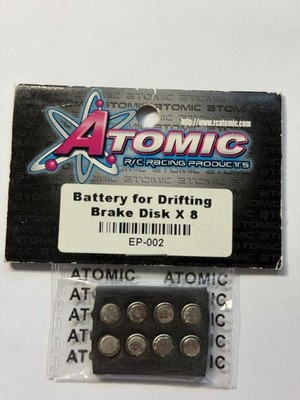 Atomic Part #EP-002 Battery for Drifting Brake Disk x 8