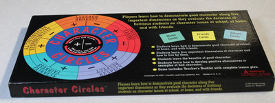 Homeschool Franklin Learning System Character Circles 2-5 Interactive Board Game