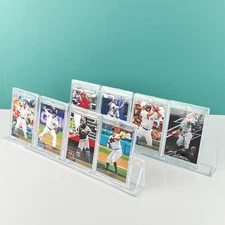 2 Pcs Wall-Mounted Acrylic Card Display Stand - Trading Card Slab Brick Holder
