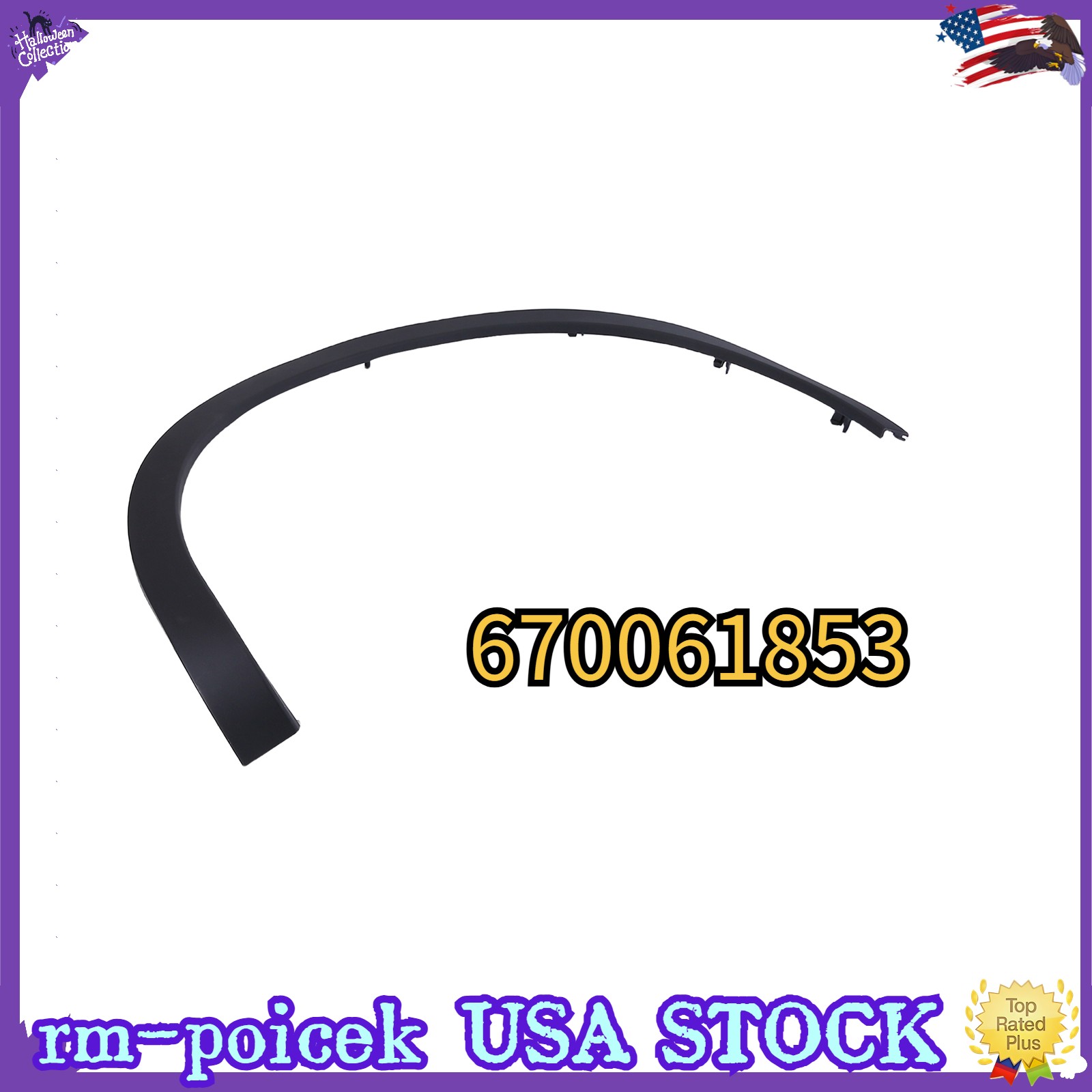 Maserati Levante 2017-2020 Rear Left Wheel arch molding P/N 670061853