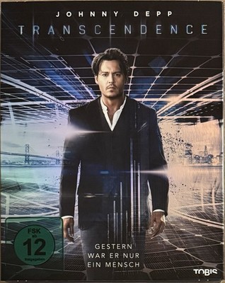 Transcendence von Wally Pfister Blu-ray Film Sci-fi Thriller Zustand Sehr gut