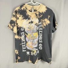 Graphic Mens T Shirt L Tie Dye Feelings Go Tokyo Japan Dragon Street wear