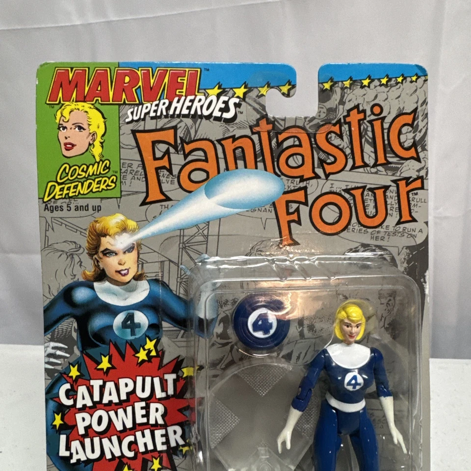 Figura de acción de colección Marvel Fantastic Four Invisible Woman 1994 ToyBiz  Foto 4 de 4