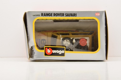 RANGE ROVER SAFARI RALLYE DES PHARAONS BURAGO 1/25 EN BOITE D'ÉPOQUE - Imagen 8 de 10