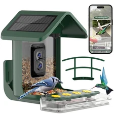 Bird Feeder with Camera Solar Powered: Smart Hummingbird Feeder for Backyard ...